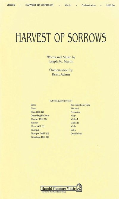 B. Adams: Harvest of Sorrows, Sinfo (Pa+St)