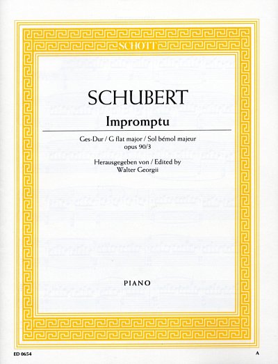 F. Schubert: Impromptu Ges-Dur op. 90/3 D 899, Klav