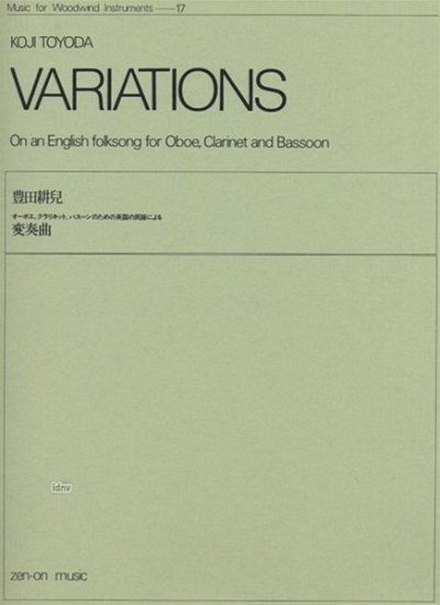 T. Koji: Variations on an English Folksong, ObKlarFg (Pa+St)