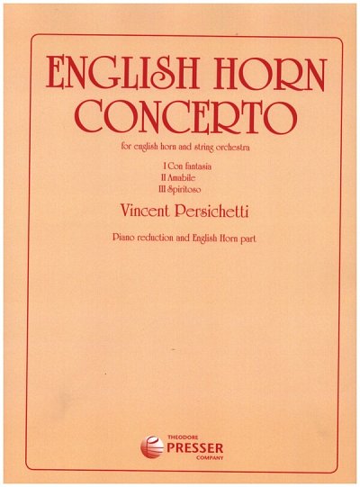 V. Persichetti: English Horn Concerto