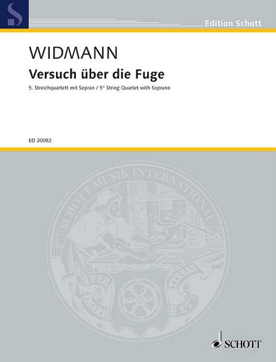 DL: J. Widmann: Versuch über die Fuge, Ges4Str (Pa+St)