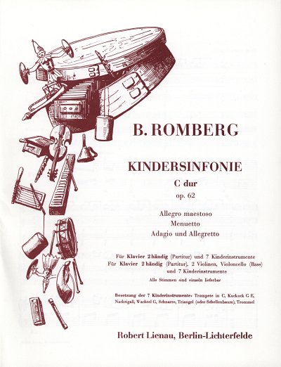 B. Romberg: Kindersinfonie C-Dur op. 62 , Orch (Klavpa)