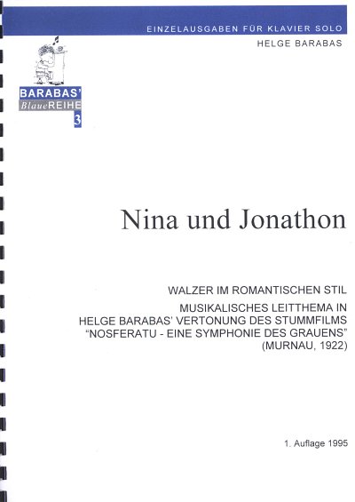 H. Barabas: Nina und Jonathan op .1/3, Klav (EA)