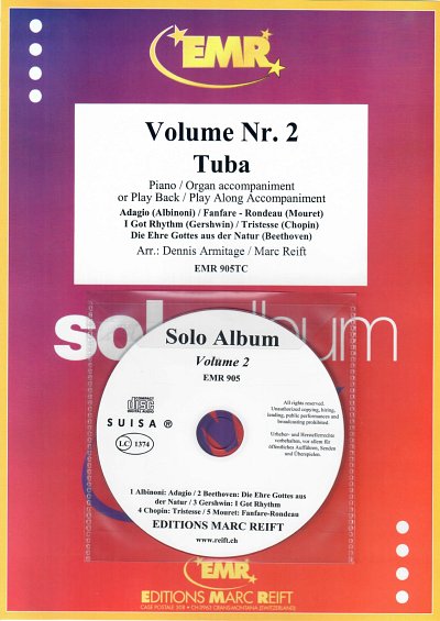 M. Reift: Solo Album Volume 02, TbKlv/Org (+CD)