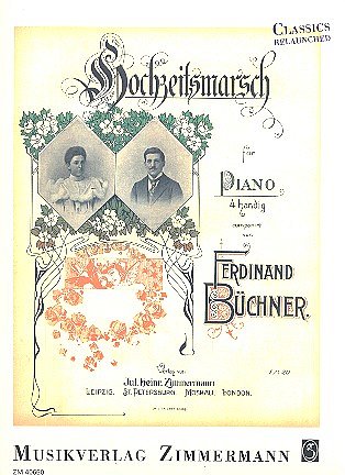 Büchner, Ferdinand: Hochzeitsmarsch für Klavier 4händig (1901)