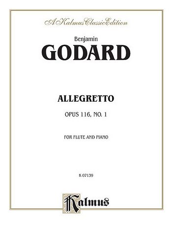 B. Godard: Allegretto for Flute and Piano, Op. 116, Fl