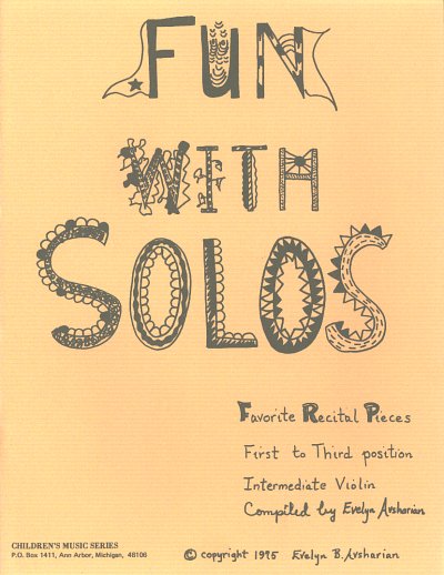 E. Avsharian: Fun with Solos, Viol