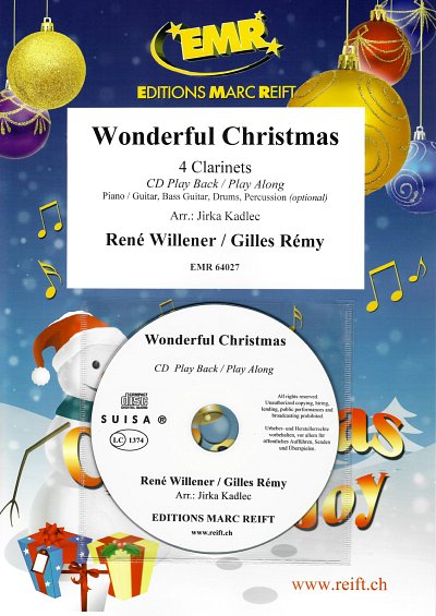 R. Willener: Wonderful Christmas, 4Klar (+CD)
