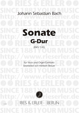 J.S. Bach: Sonate G-Dur Bwv 530
