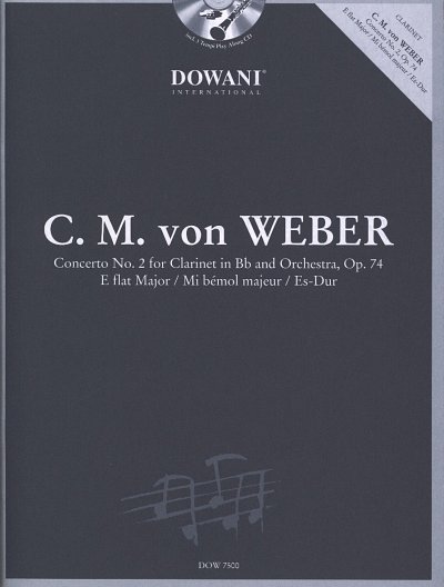C.M. von Weber: Concerto No. 2 for Clarinet in B, Klar (+CD)