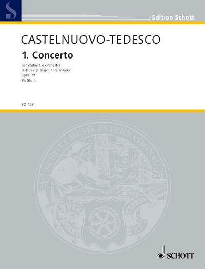 DL: M. Castelnuovo-Tedes: 1. Concerto in D, GitOrch (Part.)