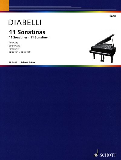 A. Diabelli: Elf Sonatinen op. 151/168, Klav