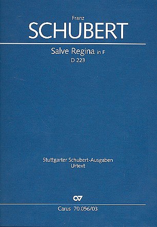 F. Schubert: Salve Regina F-Dur D 223, GesSOrch (KA)