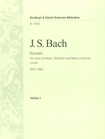 J.S. Bach: Konzert c-Moll BWV 1062 f 2 Cemb, Vl 1
