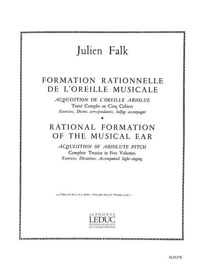 Falk Formation Rationnelle De L'Oreille Musicale, Ges (Bu)