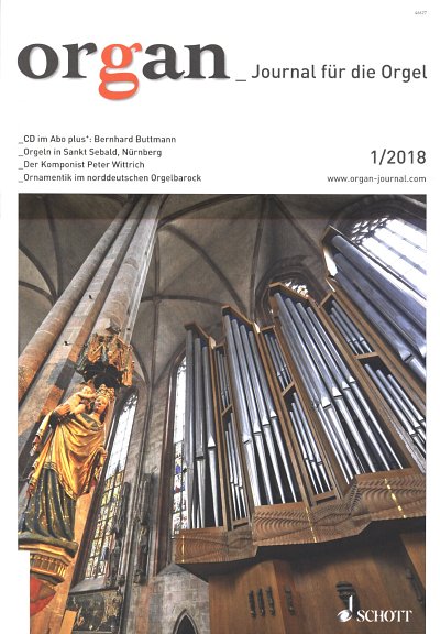 AQ: ORGA: organ - Journal fuer die Orgel 2018/01 (Z (B-Ware)