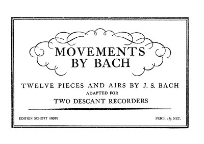 DL: J.S. Bach: Movements by Bach