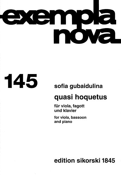 S. Gubaidulina: Quasi Hoquetus, VaFgKlv (Stsatz)