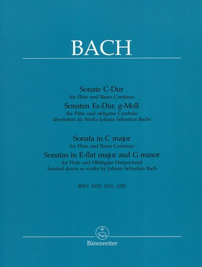 J.S. Bach: 3 Sonaten (Pa+St)