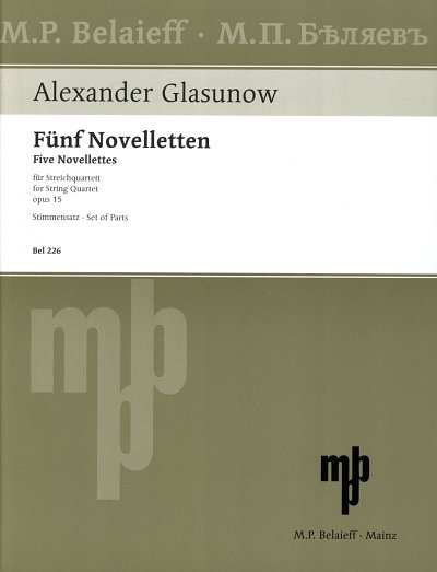 A. Glasunow: Fuenf Novelletten op. 15, 4Str (OStsatz)