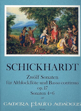 J.C. Schickhardt: Zwölf Sonaten 2 op. 17, ABlfBc (Sppa)