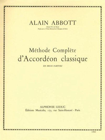 Methode d'accordeon Classique Volume 2, Akk