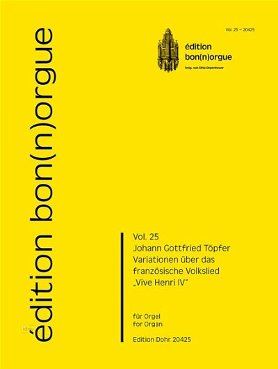 J.G. Töpfer: Variationen über das französische , Org (Part.)