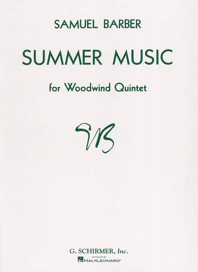 S. Barber: Summer Music Opus 31, 5Hbl (Pa+St)
