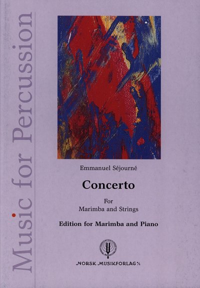 E. Séjourné: Concerto for marimba and strings, MarKlav