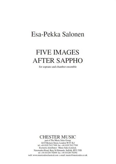 E.-P. Salonen: Five Images After Sappho (Part.)