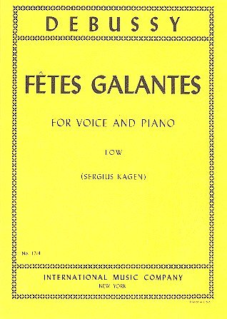 C. Debussy: Fetes Galantes I Serie (Fr.) (C-B) , GesKlav