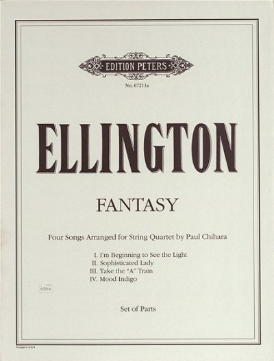 Ellington Edward Kennedy: Fantasy - 4 Songs
