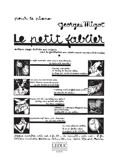 G. Migot: Le Petit Fablier No.4, Klav