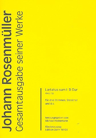 J. Rosenmüller: Laetatus Sum I RWV.E122 (KA)