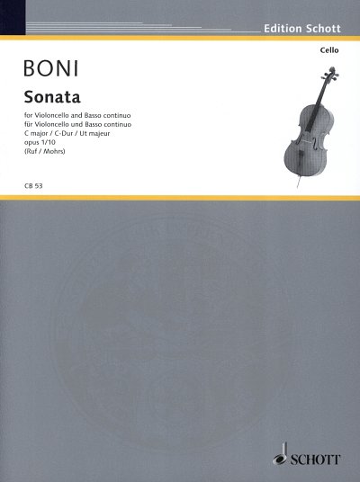 P.G.G. Boni: Sonata C-Dur op. 1/10