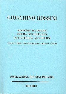 G. Rossini: Sinfonie Da Opere, Sinfo (Part.)