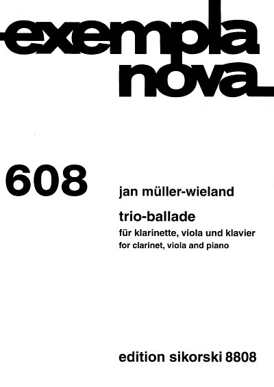 J. Mueller-Wieland: Trio Ballade (Stimmen)