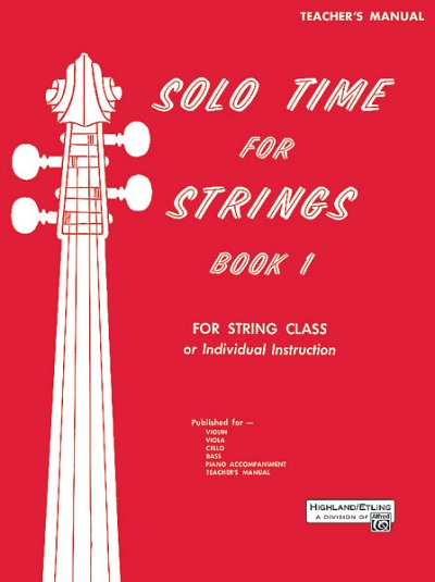 F. Etling: Solo Time for Strings, Book 1, Sinfo (Bu)