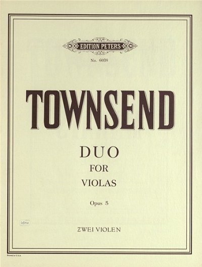 D. Townsend i inni: Duo für 2 Violen op. 5