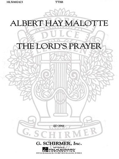 A.H. Malotte: The Lord's Prayer, Mch4 (Chpa)