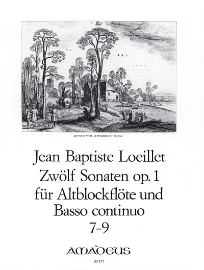 J. Loeillet de Gant: 12 Sonaten op. 1/7-9, ABlfBc (Pa+St)