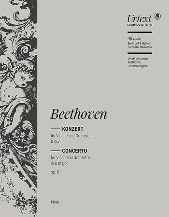 L. v. Beethoven: Violinkonzert D-Dur op. 61, VlOrch (Vla)