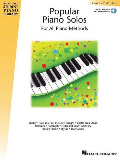 Popular Piano Solos 2nd Edition -íLevel 3, Klav (+OnlAudio)