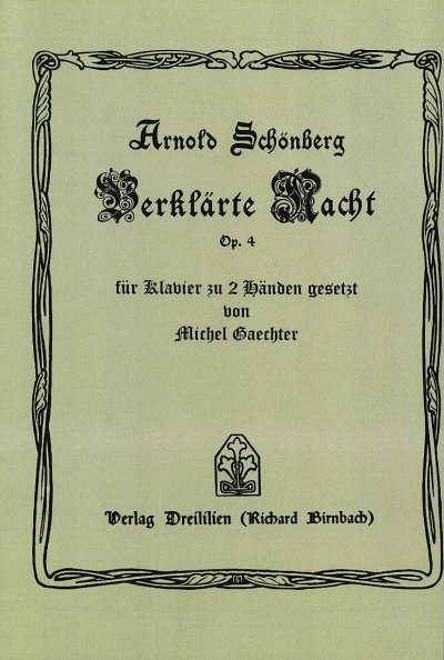 A. Schönberg: Verklärte Nacht op. 4, Klav