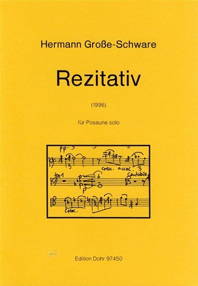 H. Große-Schware: Rezitativ, Pos (Part.)