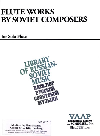 Flute Works By Soviet Composers
