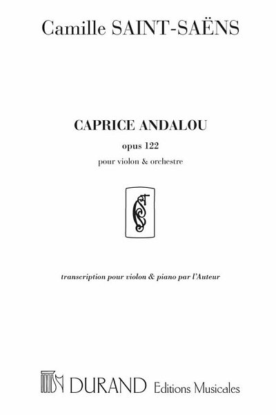 C. Saint-Saëns: Caprice Andalou opus 122, VlOrch (KA)