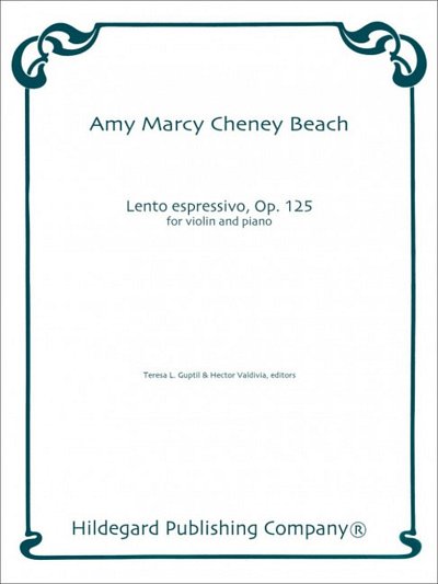A. Beach: Lento Espressivo op. 125, VlKlav