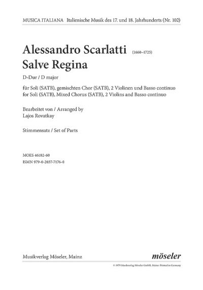 A. Scarlatti: Salve Regina D minor
