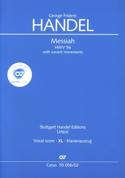 G.F. Händel: Messiah HWV 56, 4GesGchOrch (KAXL)